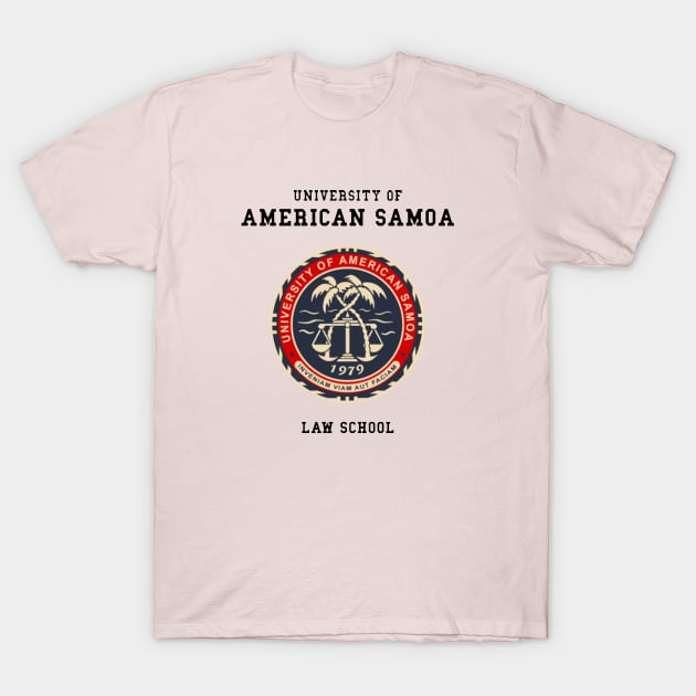 Samoa Law Shool Logo T-Shirt by gionoyeremi